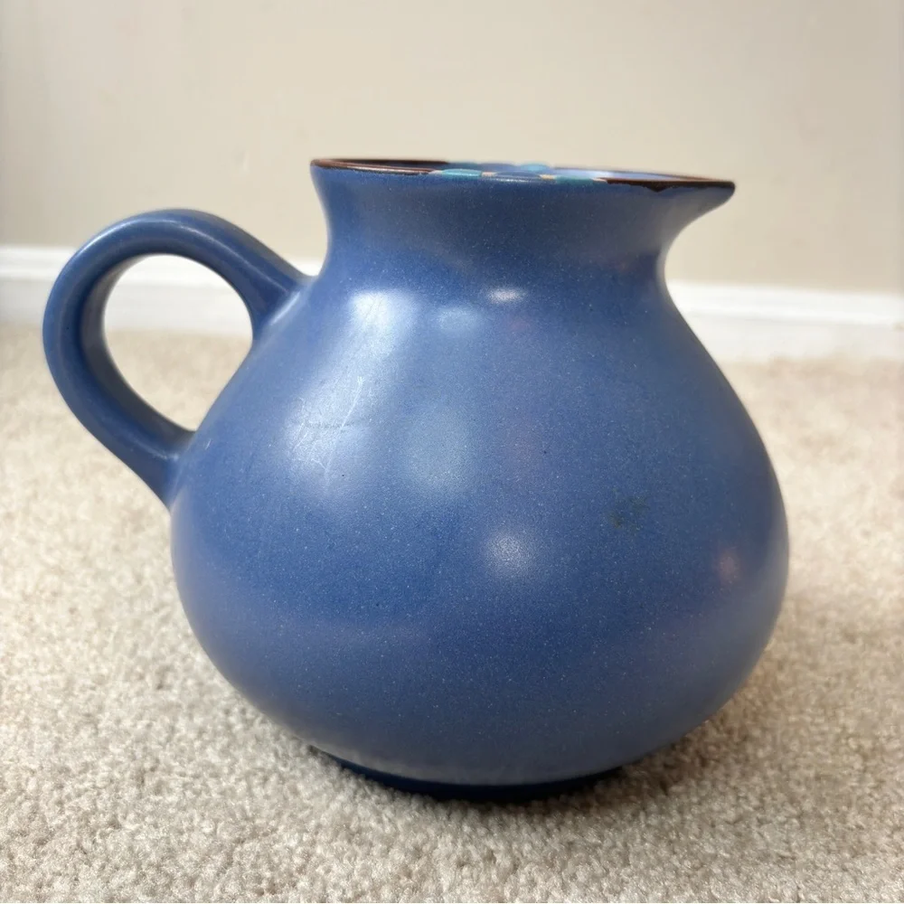 Dansk Mesa Sky Blue Ceramic Pitcher KW Portugal